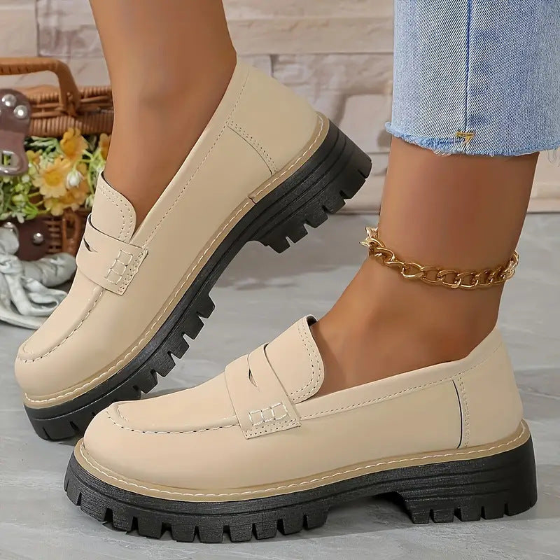 Chaussures Style Britannique Mat