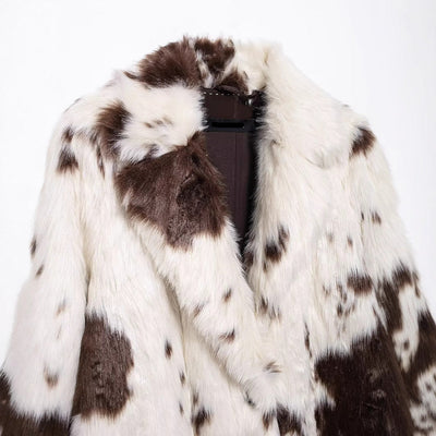 Manteau Long à Col Revers Boutonné