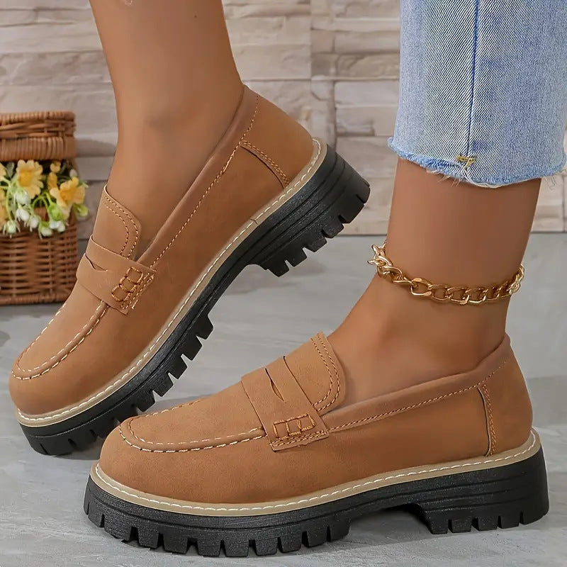 Chaussures Style Britannique Mat