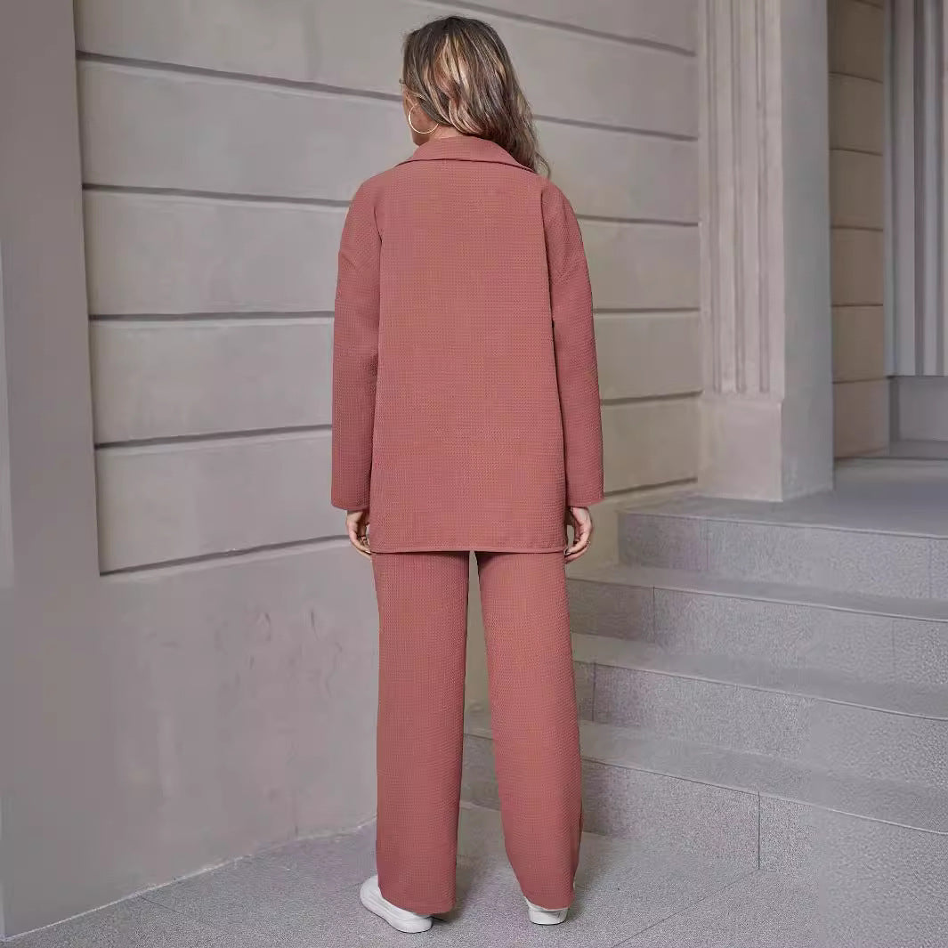 Ensemble Cardigan et Pantalon Décontracté