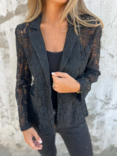 Ensemble chemise en dentelle pour femme