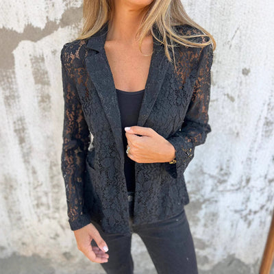 Ensemble chemise en dentelle pour femme