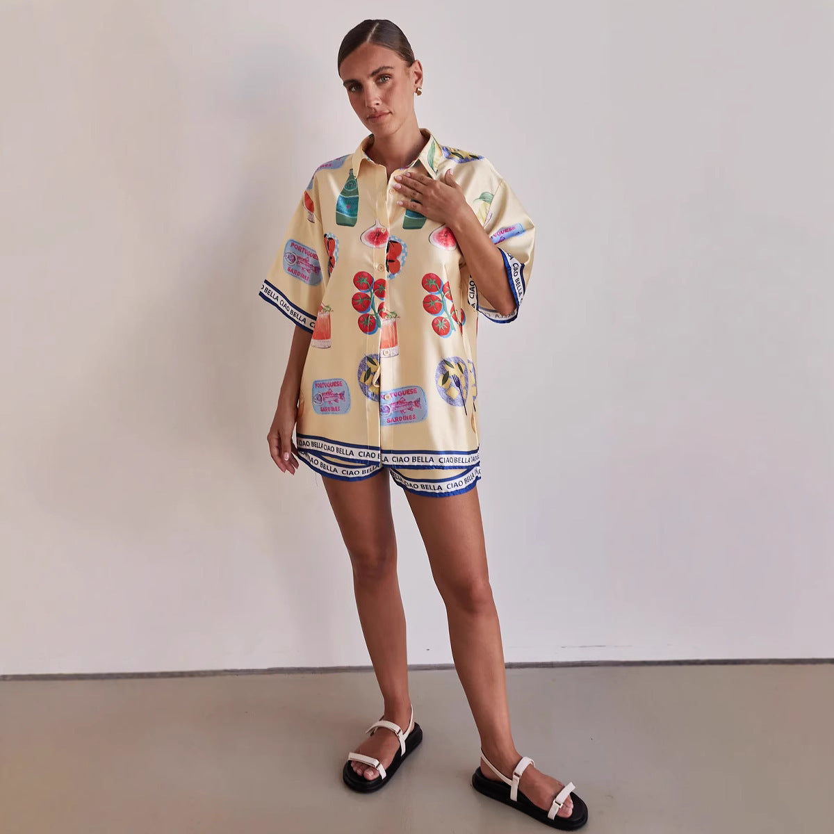 Ensemble Chemise & Short Imprimé