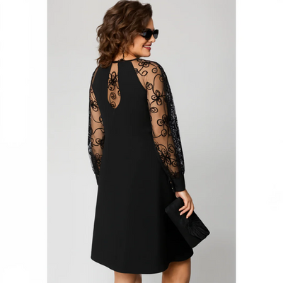 Robe à Manches Dentelle